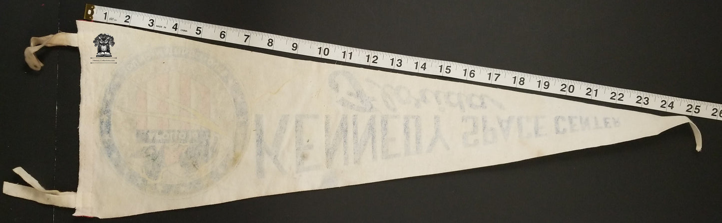c1972 Apollo 16 Souvenir Pennant - NASA Kennedy Space Center Florida