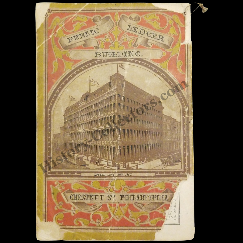 1876 Public Ledger Almanac Philadelphia Centennial Year Newspaper World's Fair