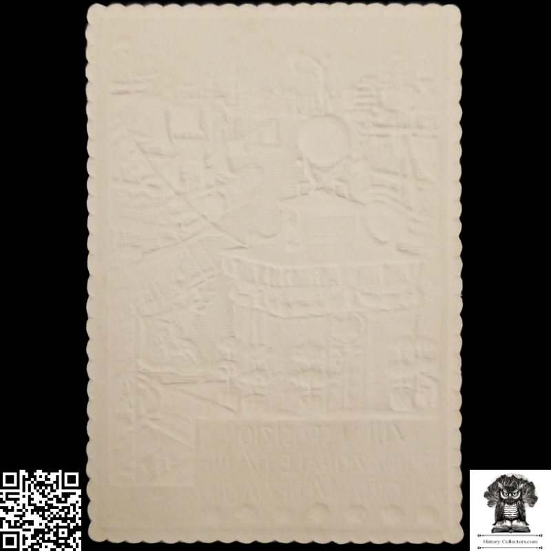 1909 8th International Art Exhibition Of The City Of Venice Cinderella Poster Stamp - Embossed - Promotional Cultural Event