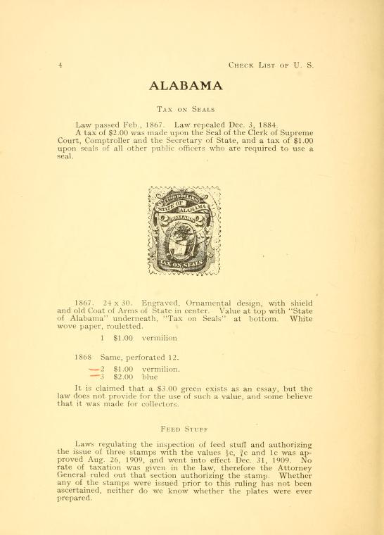 1910 United States State Revenue Stamps eBook Reference Guide - Handbook And Checklist - J Delano Bartlett - United States Revenue Society - Springfield MA - Digital Download File - PDF ePub Mobi