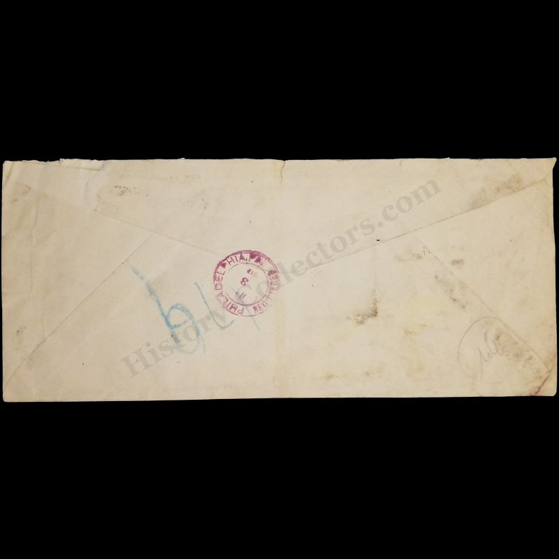 1918 WWI American Consular Cover - Belgian Govt In Exile - Havre France - Middleton Philadelphia Pennsylvania - Consulate Stationary - World War I Era - Ready For Framing