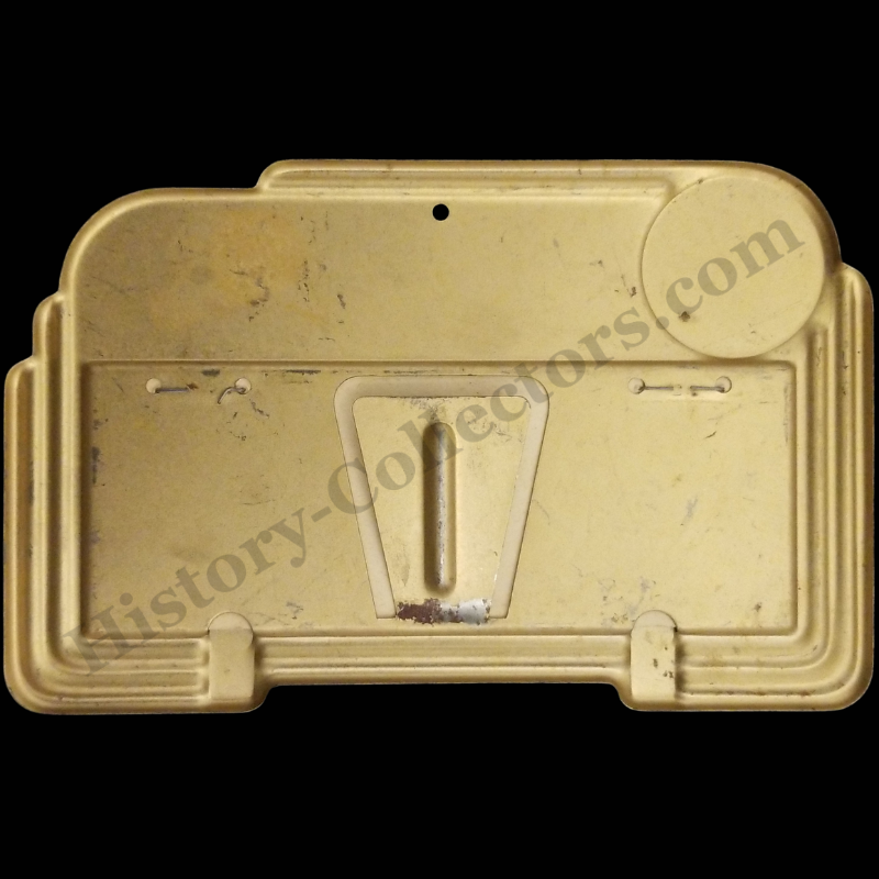 1946 George E. Snyder Funeral Home Metal Pop-Up Desk Calendar - New Ringgold - Pennsylvania - Telephone Exchange Mantzville 31-R-12 - Season's Greetings Promo Giveaway - Post WWII