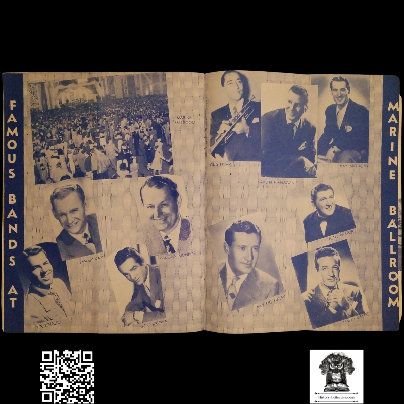 1952 Steel Pier Souvenir Program & Guide Book - Miss American Pageant - General Motors Exhibit Advertisement - Frank Sinatra - Ripley Believe It Or Not!