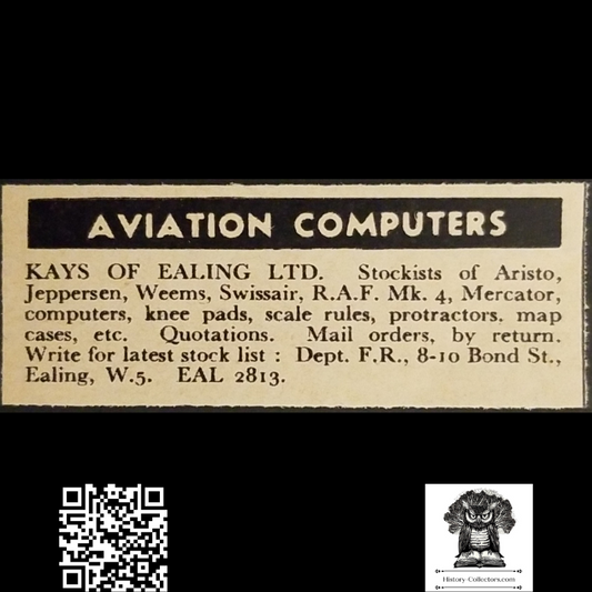 1962 Aviation Books Magazines Classified Advertisement Clipping - England