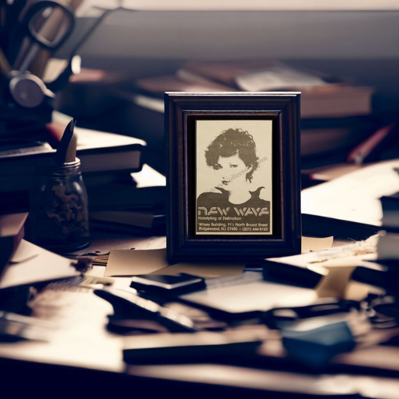 1980 New Wave Hairstyling Of Distinction Print Advertisement Clipping - Wilsey Building At 11½ North Broad Street Ridgewood New Jersey - Fashion Trend - Late Cold War Era - Ready For Framing