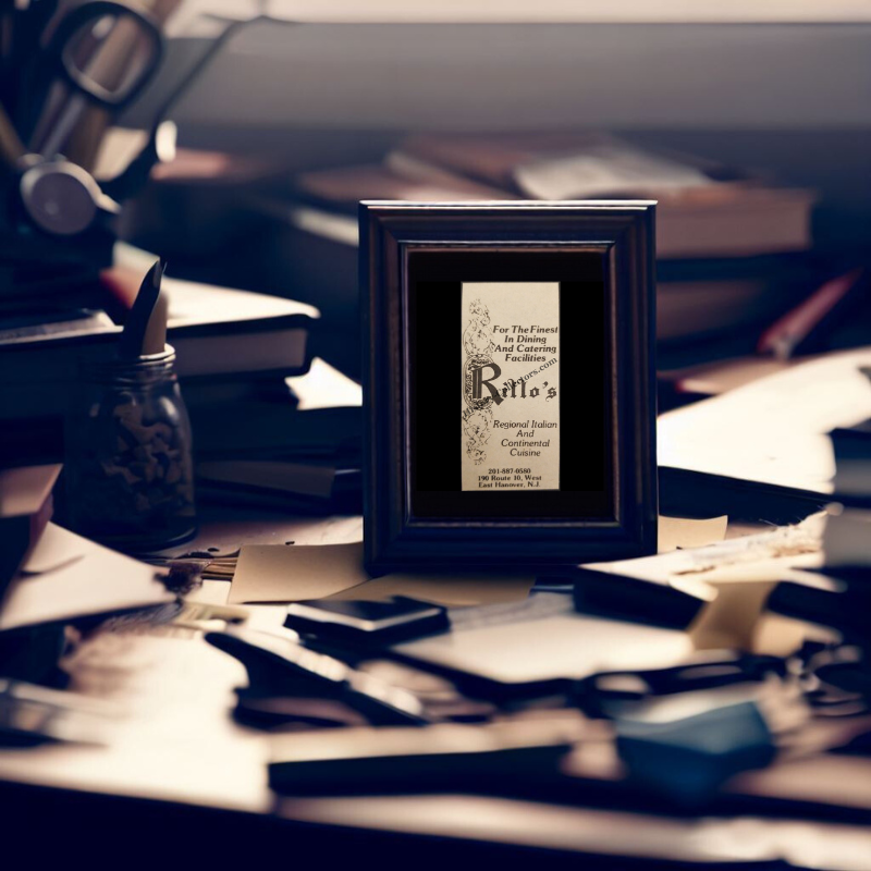 1980 Rillo's Restaurant Print Advertisement Clipping - 190 Route 10 West East Hanover New Jersey - Suburban Food Culture - Cold War Era - Ready For Framing