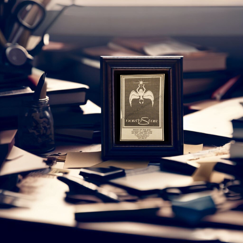 1980 Silver Lake Saloon Print Advertisement Clipping - 201 4th Avenue Belmar New Jersey - North Star Band - Art Deco Design - Late Cold War Era - Ready For Framing