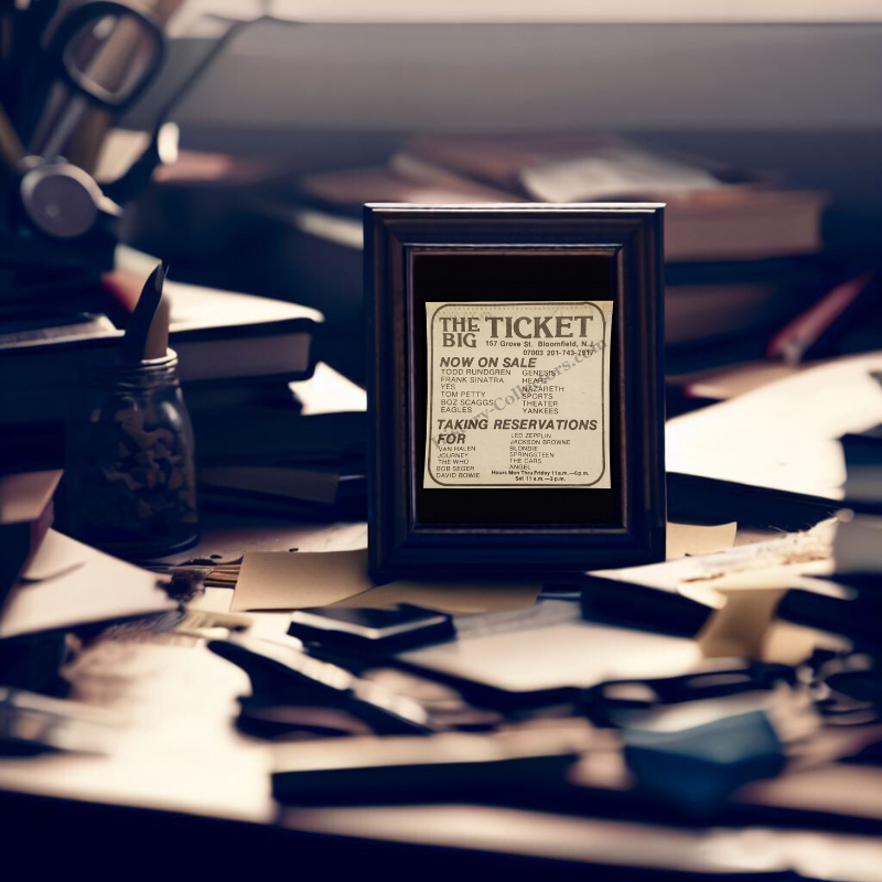 1980 The Big Ticket Print Print Advertisement Clipping - 157 Grove Street Bloomfield New Jersey - Ticket Broker - Late Cold War Era - Ready For Framing