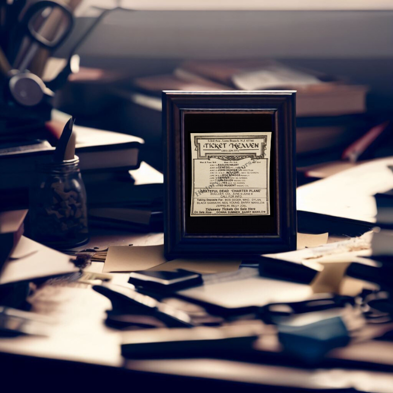 1980 Ticket Heaven Print Advertisement Clipping - 5-3rd Avenue Long Branch New Jersey - Ticket Broker - Late Cold War Era - Ready For Framing