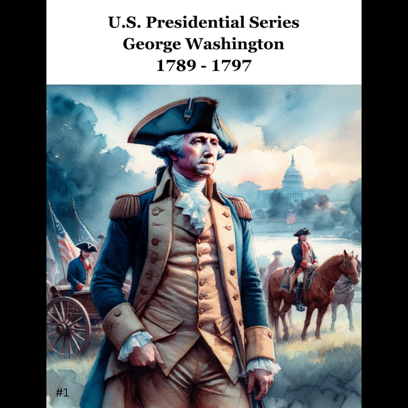 2024 History-Collectors.com Commercial Advertising Trade Card - U.S. Presidential Series - George Washington - Card #1