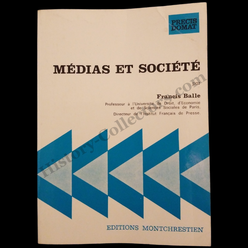 1983 Médias Et Société By Francis Balle - Signed And Inscribed Association Copy - Jean Broward Shevlin Gerard - United States Permanent Representative To UNESCO - Late Cold War Reagan Era - French Language Copy