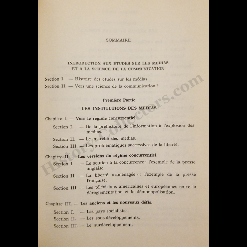 1983 Médias Et Société By Francis Balle - Signed And Inscribed Association Copy - Jean Broward Shevlin Gerard - United States Permanent Representative To UNESCO - Late Cold War Reagan Era - French Language Copy