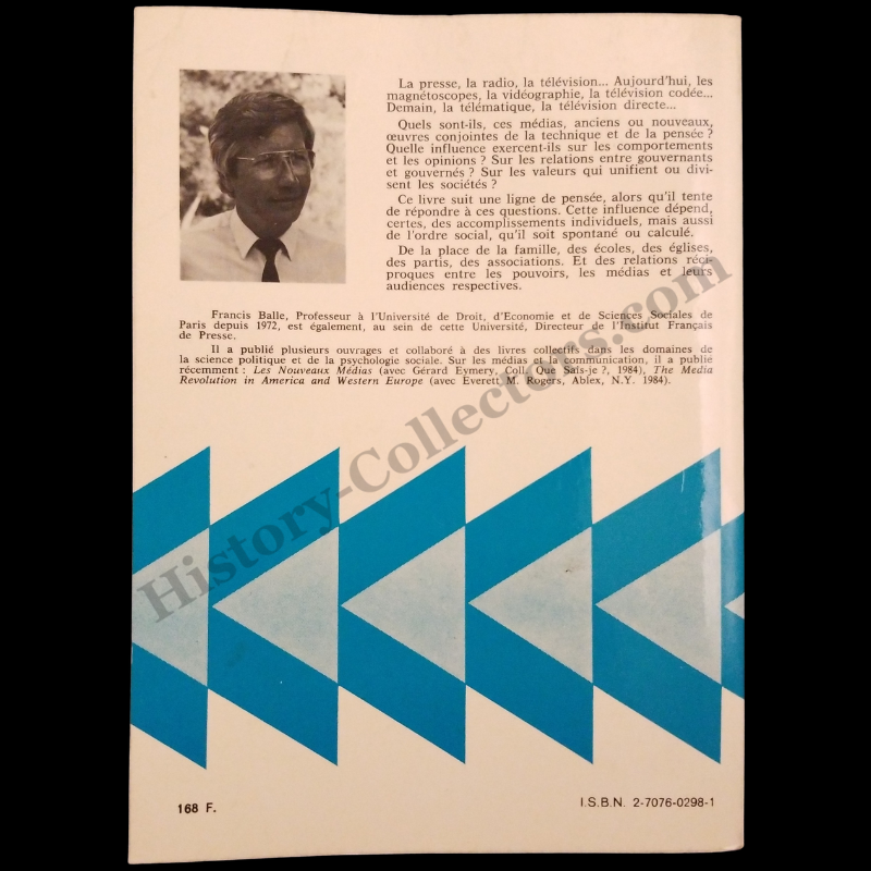 1983 Médias Et Société By Francis Balle - Signed And Inscribed Association Copy - Jean Broward Shevlin Gerard - United States Permanent Representative To UNESCO - Late Cold War Reagan Era - French Language Copy