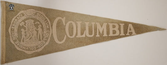Vintage Columbia University Seal Pennant - New York City NY