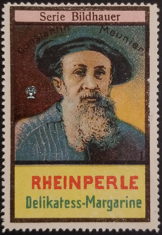 Vintage German Rheinperle Sculptors Series Cinderella Poster Stamp - Germany