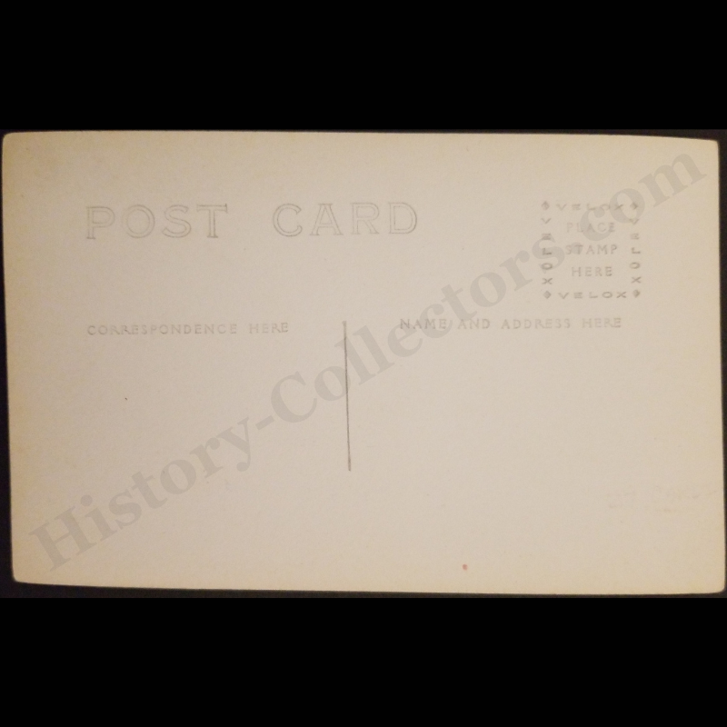 c1907 Two Men Documenting Destruction RPPC Real Photo Postcard - Kodak No. 1A Folding Pocket Camera - Unidentified - VELOX Stamp Box - Progressive Era