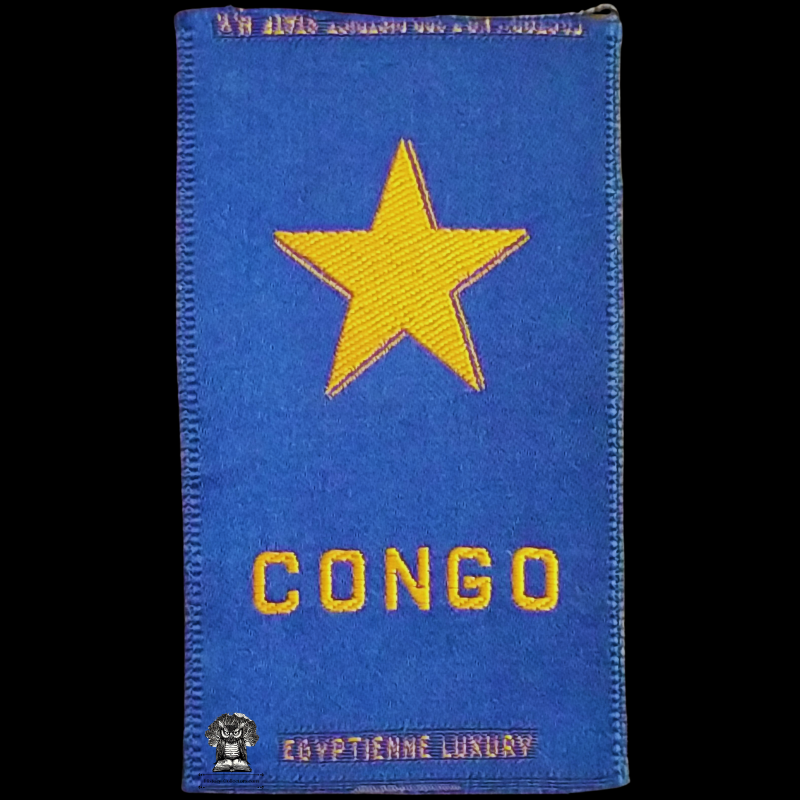 c1910 Congo National Tobacco Cigarette Silk - American Tobacco Company - Factory No 7 - 3rd District State New York - Egyptienne Luxury - Advertising Marketing Premium