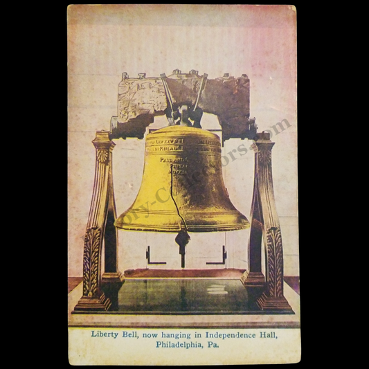 c1910 Liberty Bell Independence Hall Philadelphia Pennsylvania Postcard - Continental Congress - Progressive Era - Ready For Framing