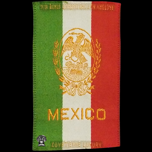 c1910 Mexico National Tobacco Cigarette Silk - American Tobacco Company - Factory No 7 - 3rd District State New York - Egyptienne Luxury - Advertising Marketing Premium