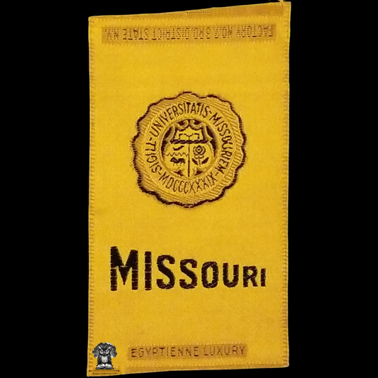 c1910 University Of Missouri Tobacco Cigarette Silk - American Tobacco Company - Factory No 7 - 3rd District State New York - Egyptienne Luxury - Advertising Premium