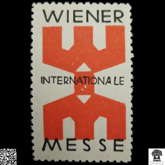 c1930 Vienna International Trade Fair Cinderella Poster Stamp - Austria - Exhibition Promotion