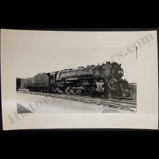 c1955 New York Central Lines Steam Engine Locomotive 6220 RPPC Real Photo Postcard - Kodak Stamp Box - Post WWII Era