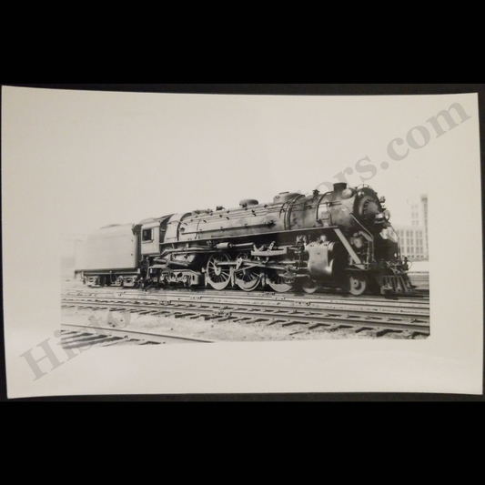 c1955 New York Central Lines Steam Engine Locomotive 8212 RPPC Real Photo Postcard - Kodak Stamp Box - Post WWII Era